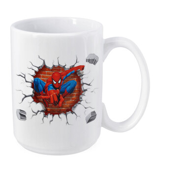 Spiderman wall, Κούπα Mega, κεραμική, 450ml