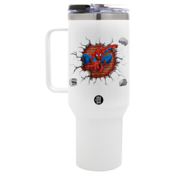 Spiderman wall, Mega Stainless steel Tumbler with lid, double wall 1,2L