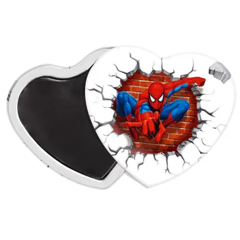 Spiderman wall, Μαγνητάκι καρδιά (57x52mm)