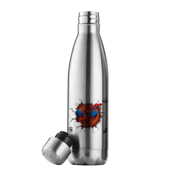 Spiderman wall, Inox (Stainless steel) double-walled metal mug, 500ml