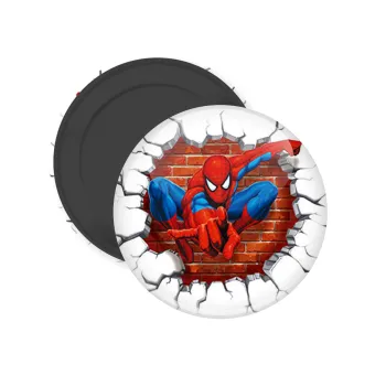 Spiderman wall, Μαγνητάκι ψυγείου στρογγυλό διάστασης 5cm