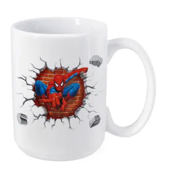 Spiderman wall, Κούπα Mega, κεραμική, 450ml