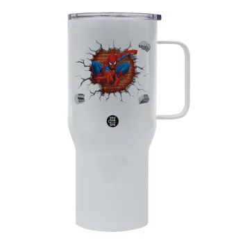 Spiderman wall, Tumbler με καπάκι, διπλού τοιχώματος (θερμό) 750L