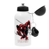 Spider-man, Metal water bottle, White, aluminum 500ml