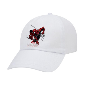 Spider-man, Καπέλο Ενηλίκων Baseball Λευκό 5-φύλλο (POLYESTER, ΕΝΗΛΙΚΩΝ, UNISEX, ONE SIZE)
