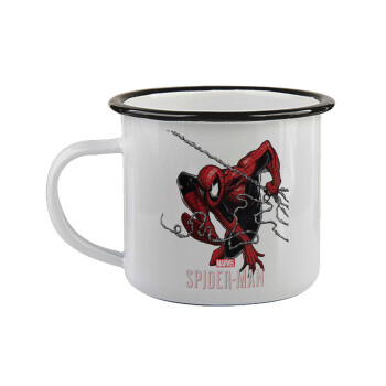 Spider-man, Κούπα εμαγιέ με μαύρο χείλος 360ml