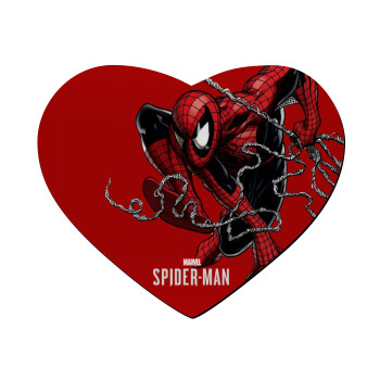 Spider-man, Mousepad καρδιά 23x20cm