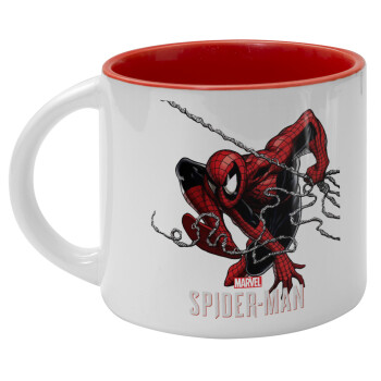 Spider-man, Κούπα κεραμική 400ml Λευκή/Κόκκινη