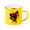 Yellow Enamel Metallic Cup 360ml