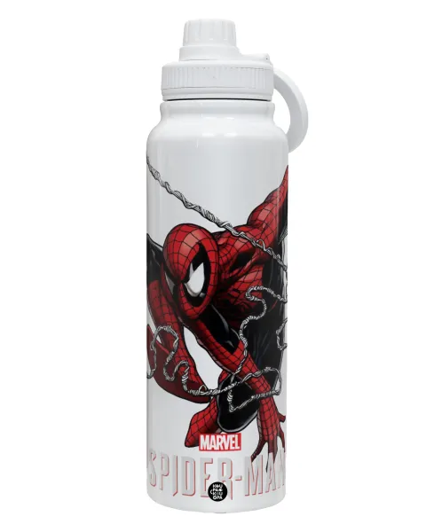 Spider-man — Θερμός 1L Ανοξείδωτο με Βάση Κινητού & Διπλά Τοιχώματα