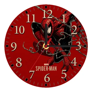 Spider-man, Ρολόι τοίχου ξύλινο plywood (20cm)