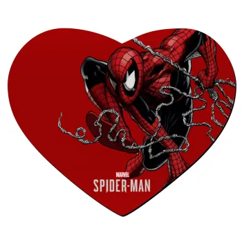 Spider-man, Mousepad καρδιά 23x20cm