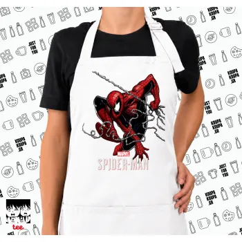 Spider-man, Ποδιά μακριά Σεφ ολόσωμη με τσέπες white (ΕΝΗΛΙΚΩΝ)