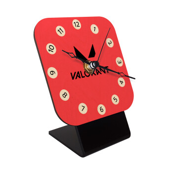Valorant, Επιτραπέζιο ρολόι σε φυσικό ξύλο (10cm)