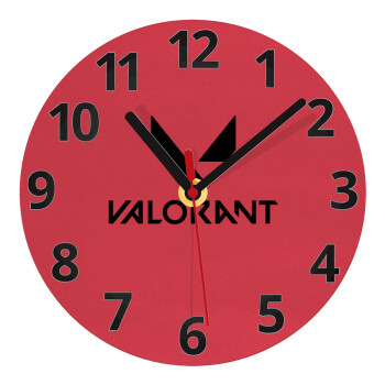 Valorant, Ρολόι τοίχου γυάλινο (20cm)