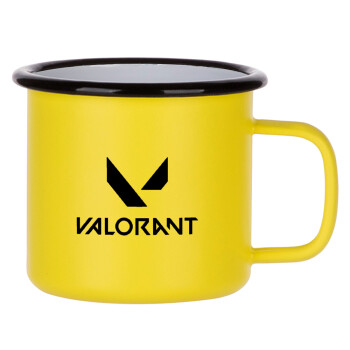 Valorant, Metallic enamel MATT Yellow cup 360ml