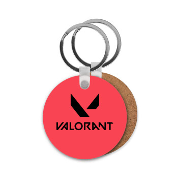 Valorant, Μπρελόκ Ξύλινο στρογγυλό MDF Φ5cm