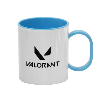 Valorant, Κούπα (πλαστική) (BPA-FREE) Polymer Μπλε για παιδιά, 330ml