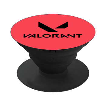 Valorant, Pop Socket Μαύρο Βάση Στήριξης Κινητού στο Χέρι