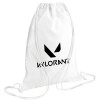 Backpack pouch GYMBAG white (28x40cm)