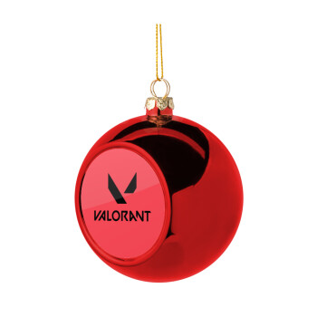 Valorant, Christmas tree ball Red 8cm