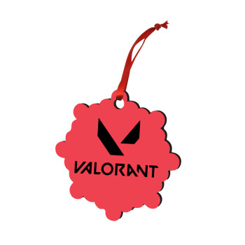Valorant, Christmas ornament snowflake wooden 7.5cm