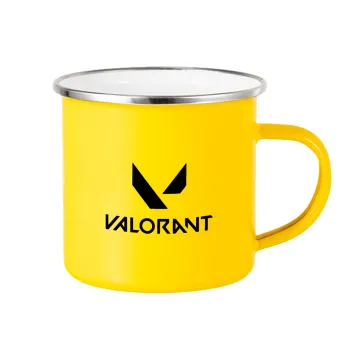 Valorant, Κούπα Μεταλλική εμαγιέ Κίτρινη 360ml