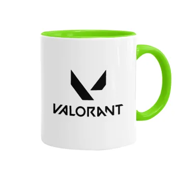 Valorant, Mug colored light green, ceramic, 330ml