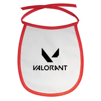 Valorant, Σαλιάρα μωρού αλέκιαστη με κορδόνι Κόκκινη