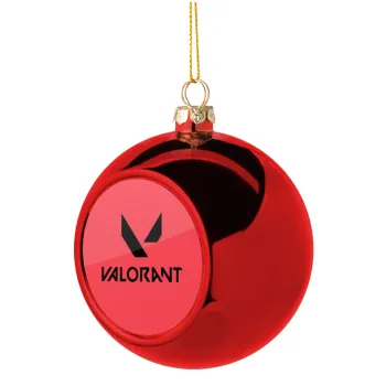 Valorant, Christmas tree ball Red 8cm