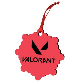 Valorant, Στολίδι Χριστουγεννιάτικο στολίδι snowflake ξύλινο 7.5cm