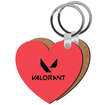 Valorant, Μπρελόκ Ξύλινο καρδιά MDF