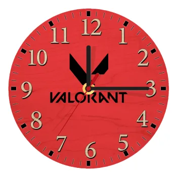 Valorant, Ρολόι τοίχου ξύλινο plywood (20cm)
