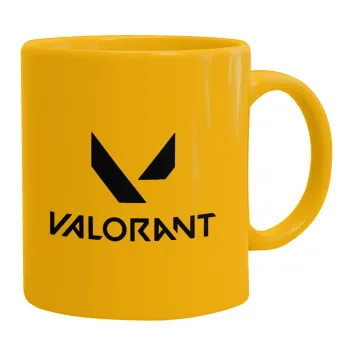 Valorant, Κούπα, κεραμική κίτρινη, 330ml
