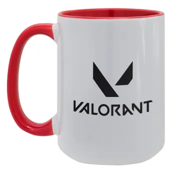 Valorant, Κούπα Mega 15oz, κεραμική Κόκκινη, 450ml