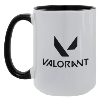 Valorant, Κούπα Mega 15oz, κεραμική Μαύρη, 450ml
