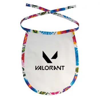 Valorant, Σαλιάρα μωρού αλέκιαστη με κορδόνι Χρωματιστή