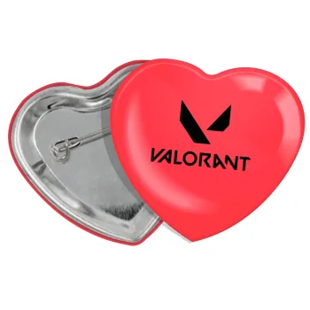 Valorant, Κονκάρδα παραμάνα καρδιά (57x52mm)