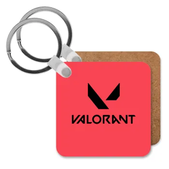 Valorant, Μπρελόκ Ξύλινο τετράγωνο MDF