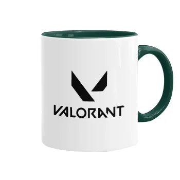 Valorant, Mug colored green, ceramic, 330ml