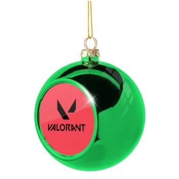Valorant, Green Christmas tree ornament ball 8cm