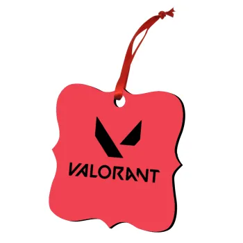 Valorant, Στολίδι Χριστουγεννιάτικο στολίδι polygon ξύλινο 7.5cm
