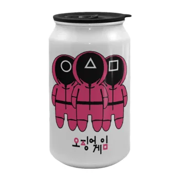 The squid game, Κούπα ταξιδιού μεταλλική με καπάκι (tin-can) 500ml