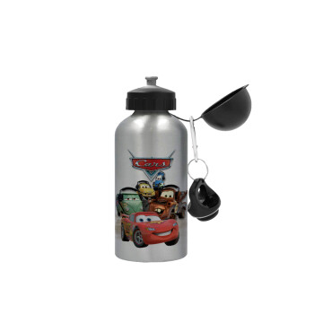 Αυτοκίνητα, Metallic water jug, Silver, aluminum 500ml