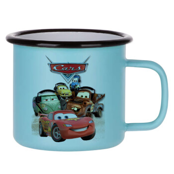 Αυτοκίνητα, Κούπα Μεταλλική εμαγιέ ΜΑΤ σιέλ 360ml