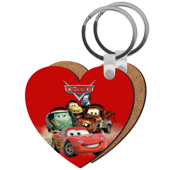 Αυτοκίνητα, Μπρελόκ Ξύλινο καρδιά MDF