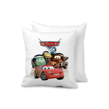 Αυτοκίνητα, Sofa cushion 40x40cm includes filling