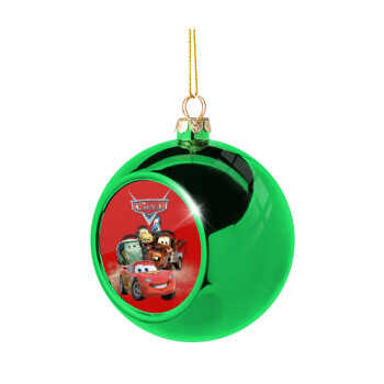 Αυτοκίνητα, Green Christmas tree ornament ball 8cm
