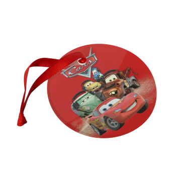 Αυτοκίνητα, Στολίδι Χριστουγεννιάτικο στολίδι γυάλινο 9cm