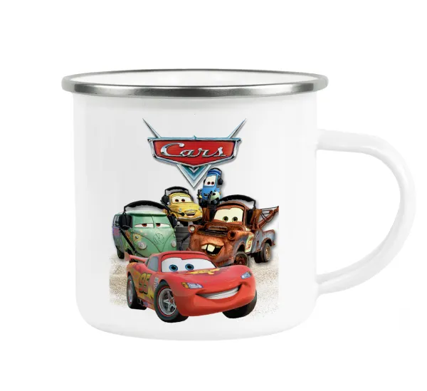 Αυτοκίνητα — Metallic enamel cup white 360ml